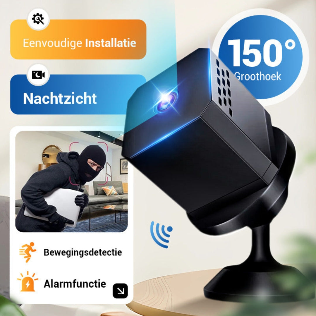 Mini Slimme nachtzicht HD-beveiligingscamera