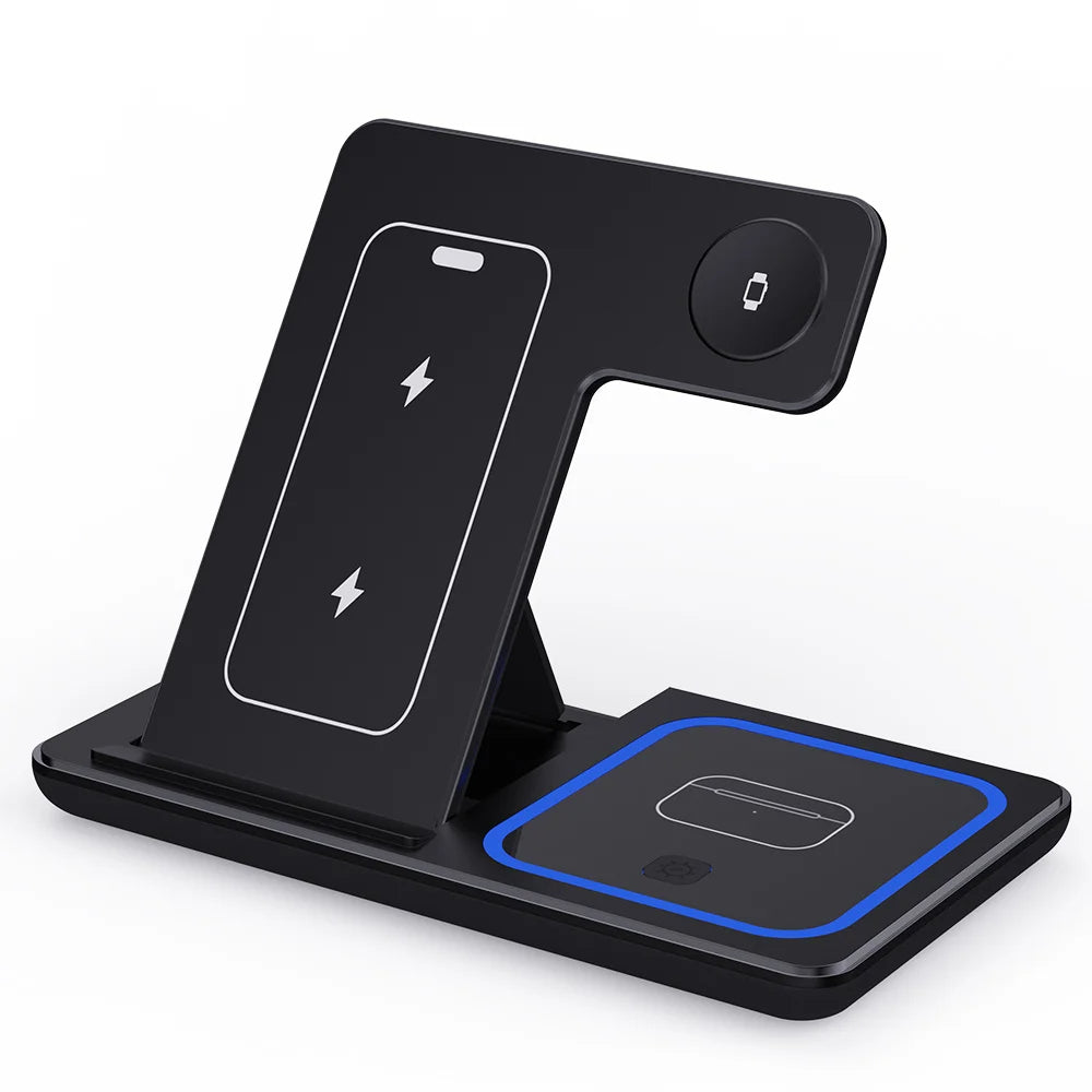 PowerFold Trio 3-in-1 draadloze snellader