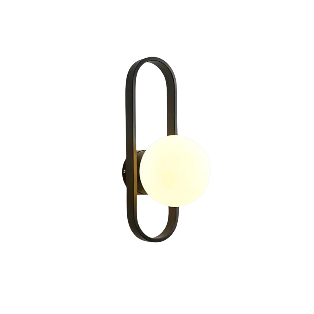 Luxe glazen wandlamp