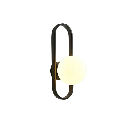 Luxe glazen wandlamp