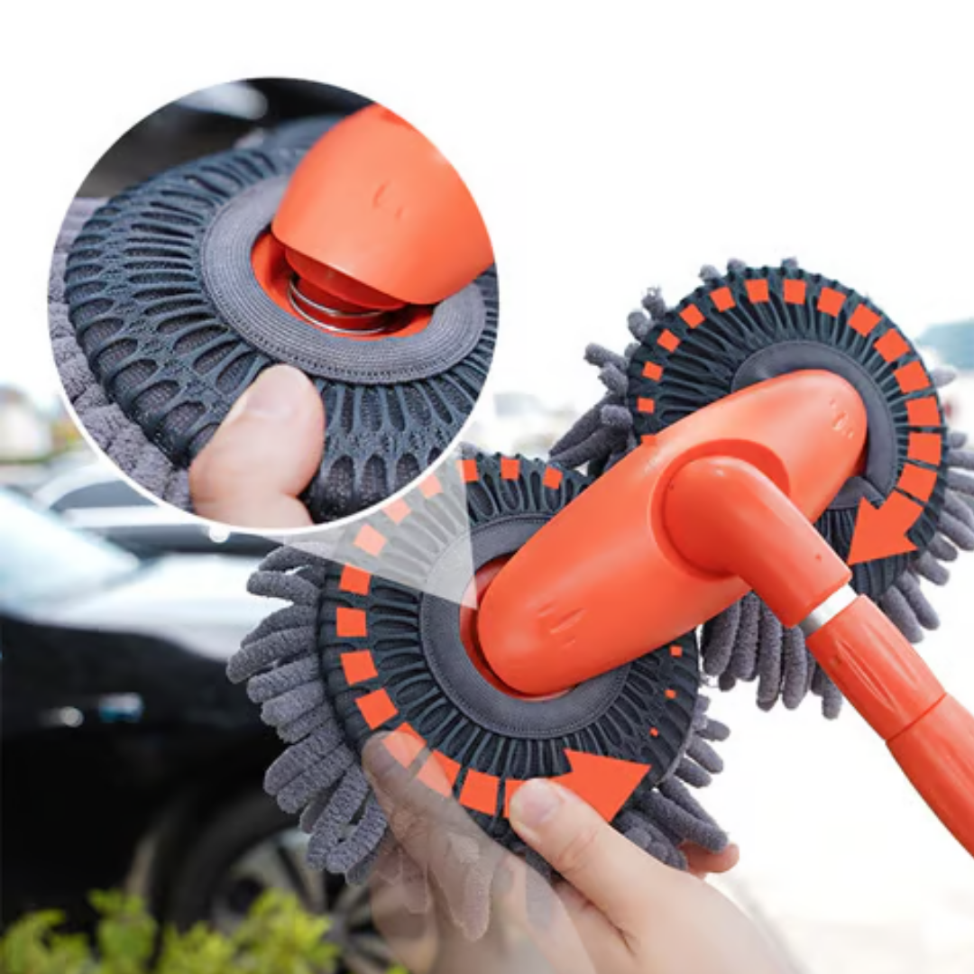 HydroClean uitschuifbare 360° autowasborstel