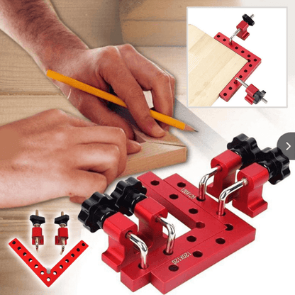 VIX-BITS™ 90° haakse houtklem set