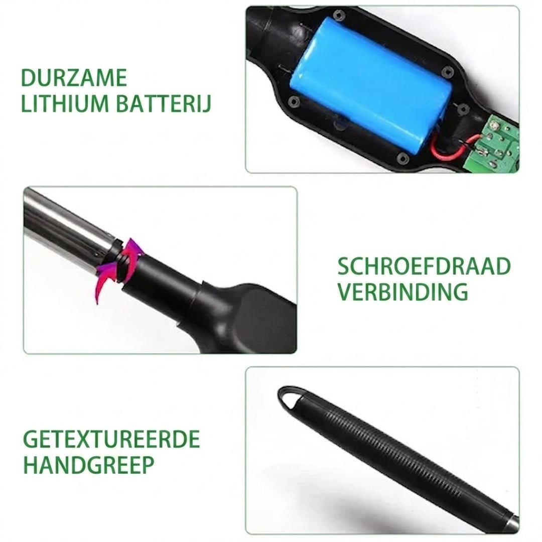 Draadloze roterende elektrische dweil