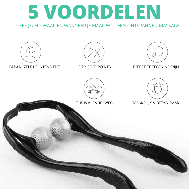 MuscleFix handmatige nekmassager