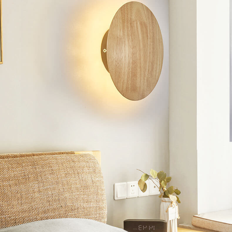 Lumio houten LED wandlamp