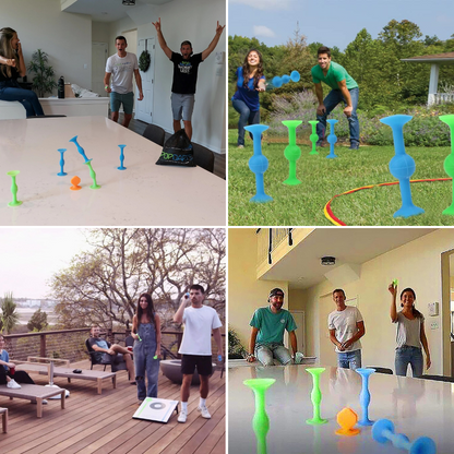 DartPoppers siliconen zuignap dartspel