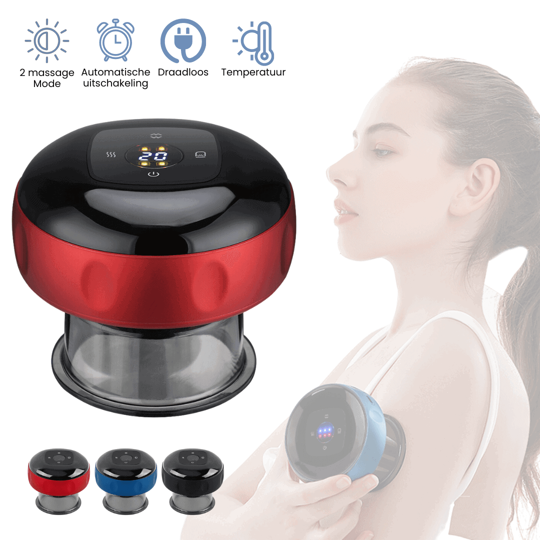 HealCupp draadloos cupping massageapparaat