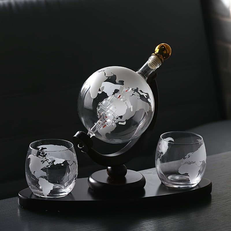 Globaris Whiskeyset globe karaf met glazen