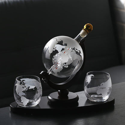 Globaris Whiskeyset globe karaf met glazen