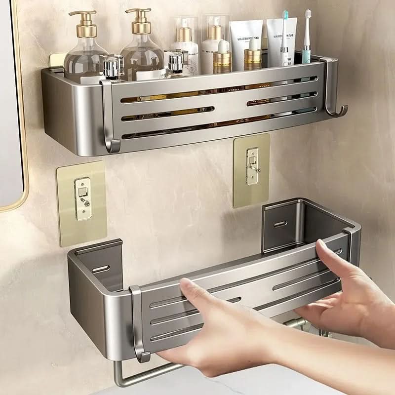 Zelfklevende aluminium badkamerplank