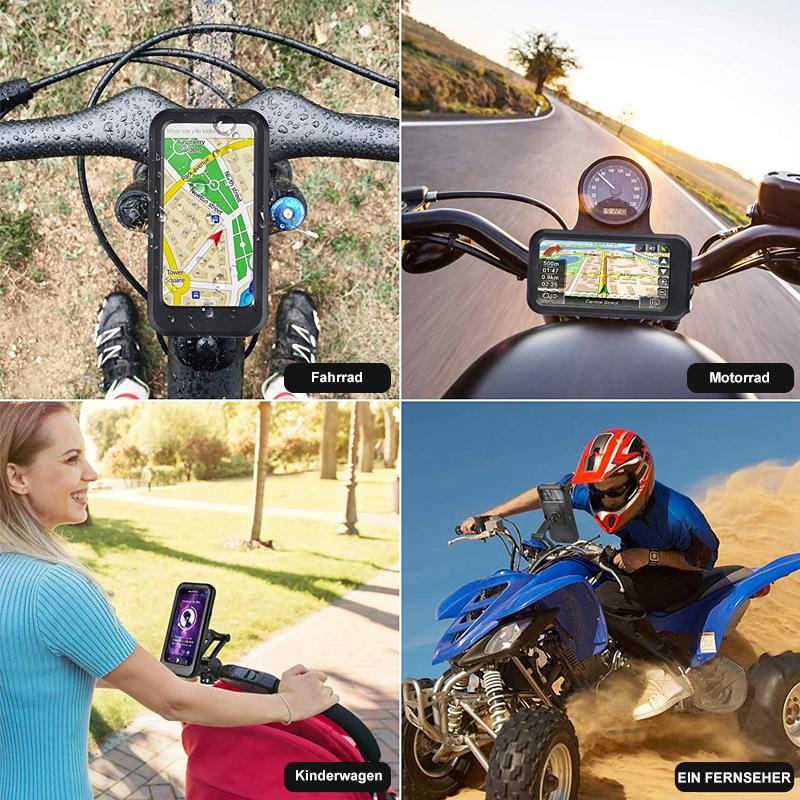 RideCharge waterdichte fiets telefoonhouder met draadloos opladen