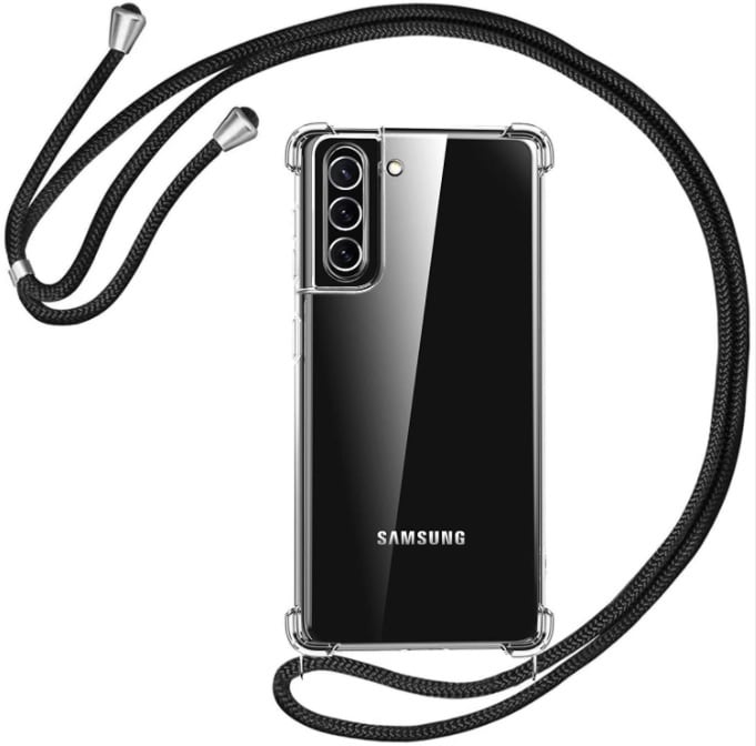 Galaxy S24 FE crossbody transparant TPU hoesje