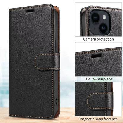 Luxe Leren Bookcase voor iPhone 16e / 17e
