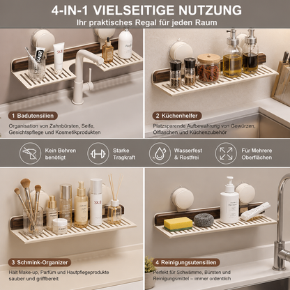 BathShelf™ boorvrij badkamerrek met zuignap