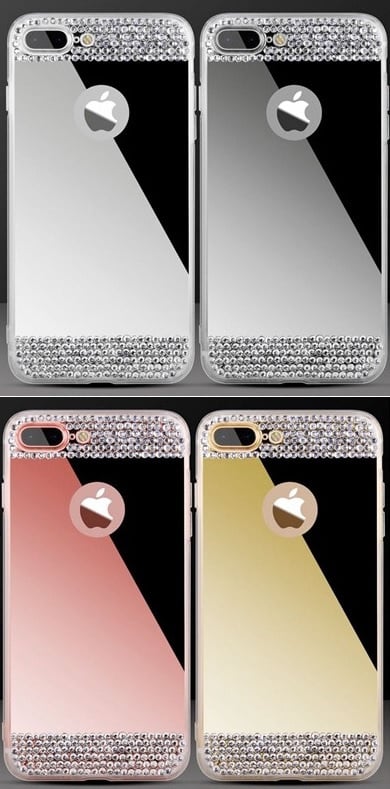 Bling Spiegel Hoesje voor iPhone 7 Plus / 8 Plus