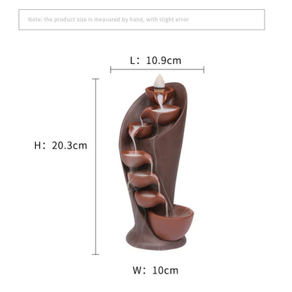 TranquilTorch keramische wierook waterval