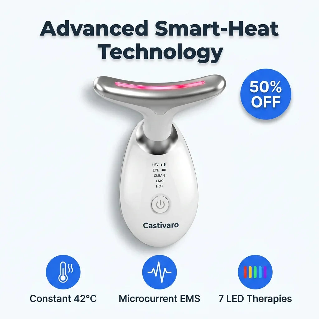 GlowMax 7-Color LED Light Therapy gezichtsmassageapparaat