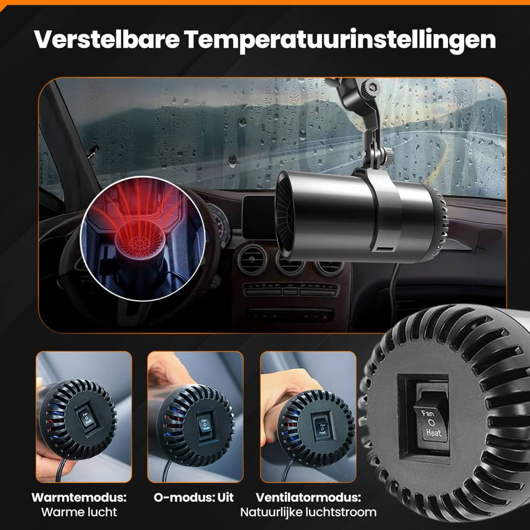 Blink Heat snelverwarmende autoventilator