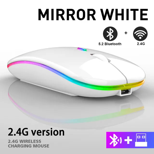 Draadloze LED oplaadbare muis