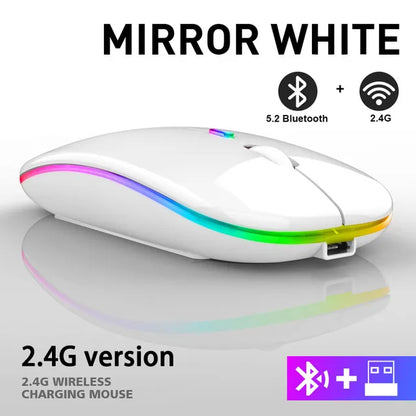 Draadloze LED oplaadbare muis
