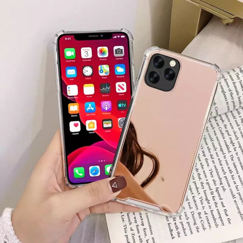 iPhone 12 / 12 Pro TPU Air Cushion spiegel hoesje