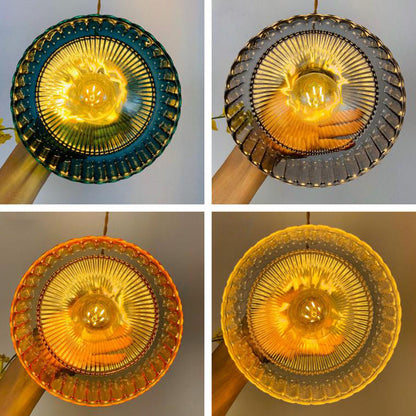 Industriële Glazen Hanglamp