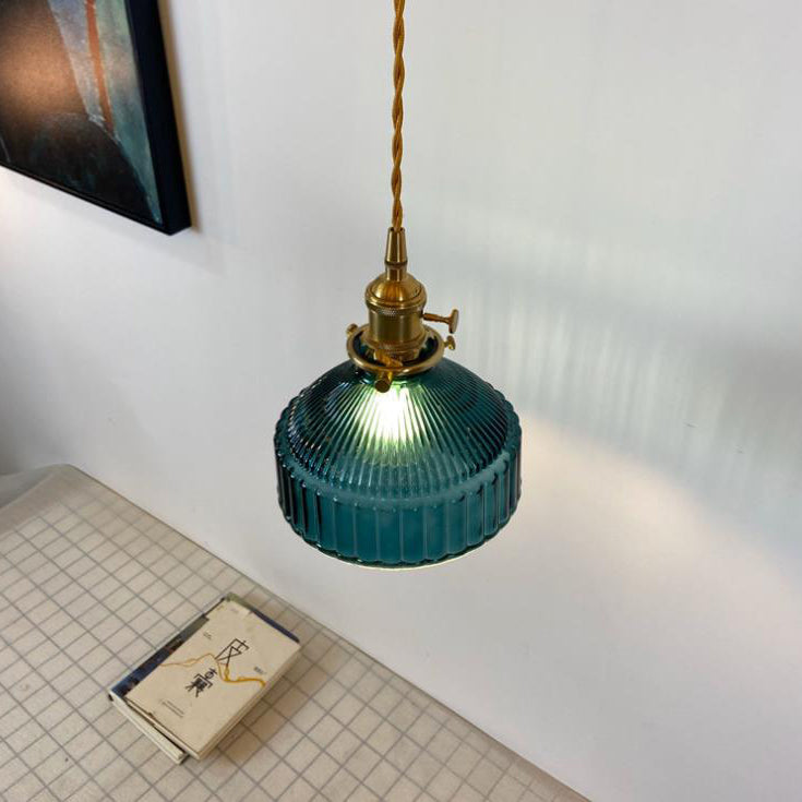 Industriële Glazen Hanglamp