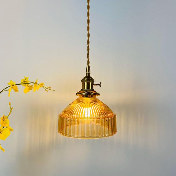 Industriële Glazen Hanglamp