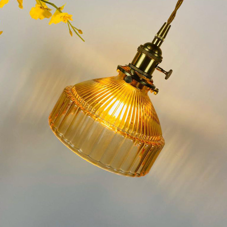 Industriële Glazen Hanglamp