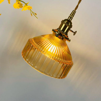 Industriële Glazen Hanglamp