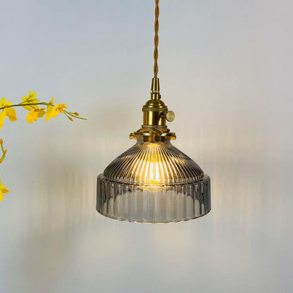 Industriële Glazen Hanglamp