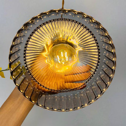 Industriële Glazen Hanglamp