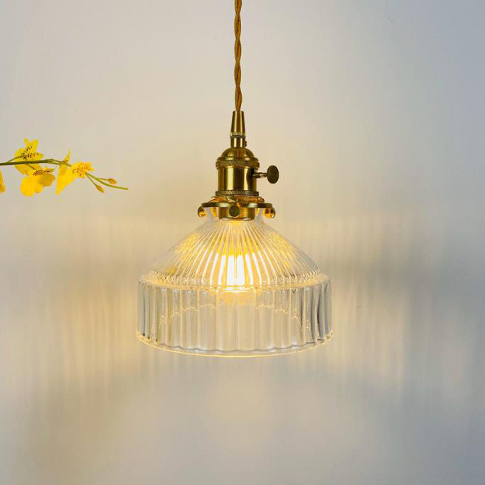 Industriële Glazen Hanglamp