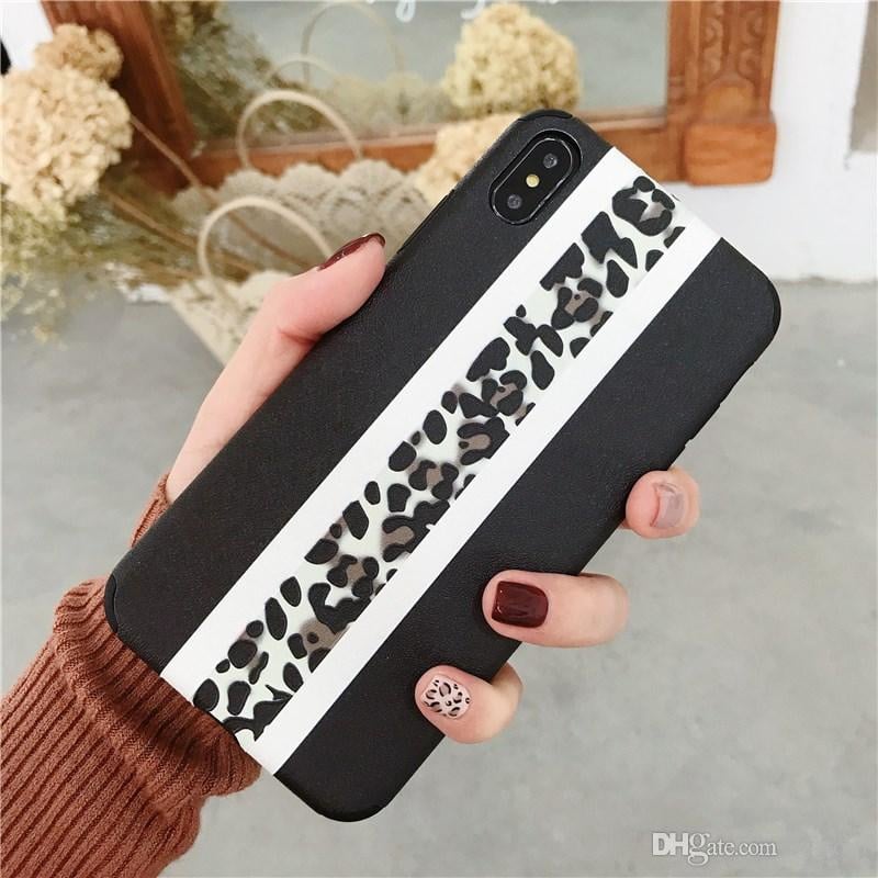 iPhone X / Xs Soft TPU Hoesje Luipaard Print