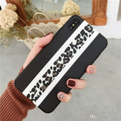 iPhone X / Xs Soft TPU Hoesje Luipaard Print
