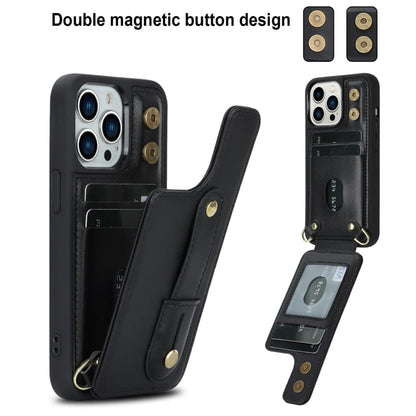 iPhone 16 Pro Max hoesje met pasjeshouder en draagkoord