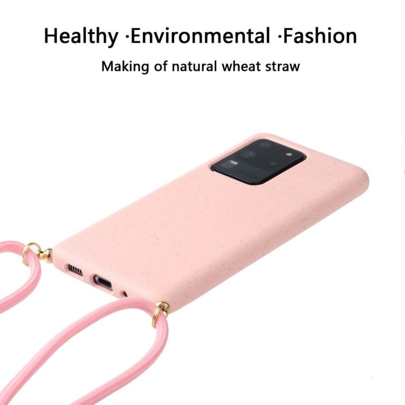 Galaxy S20 Ultra crossbody TPU hoesje met koord