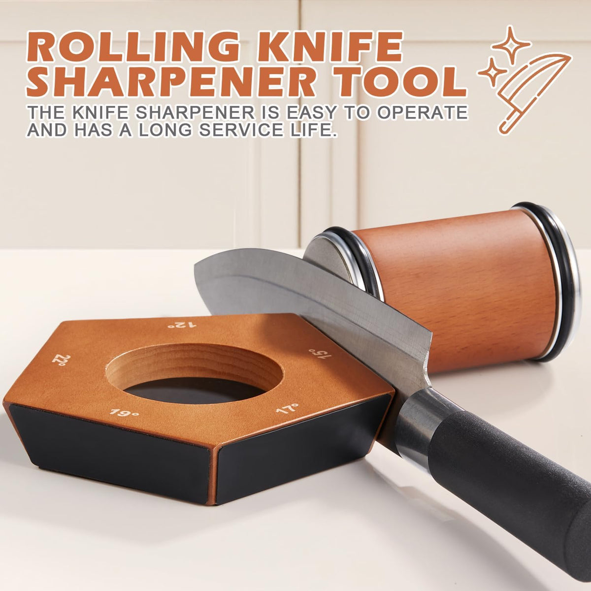 SharpRoll handmatige diamant-rollmessenslijper