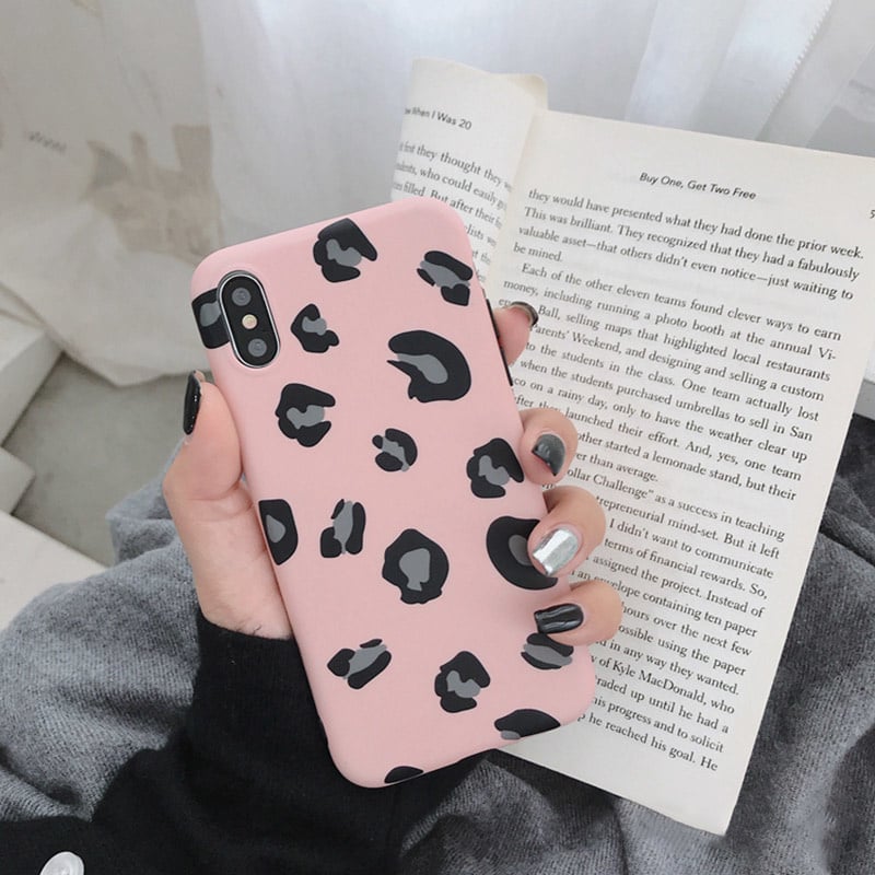 iPhone 7 Plus / 8 Plus Soft TPU Hoesje Luipaard Print