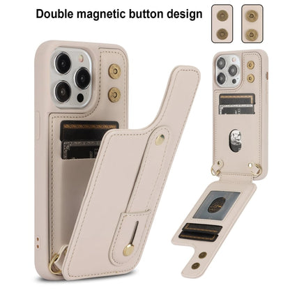 iPhone 16 Pro Max hoesje met pasjeshouder en draagkoord