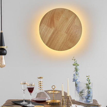 Lumio houten LED wandlamp