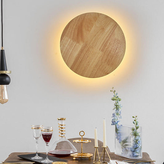 Lumio houten LED wandlamp