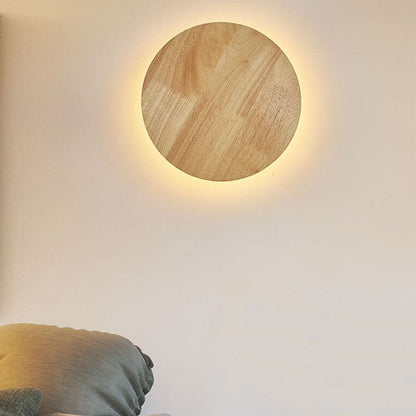 Lumio houten LED wandlamp