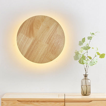 Lumio houten LED wandlamp