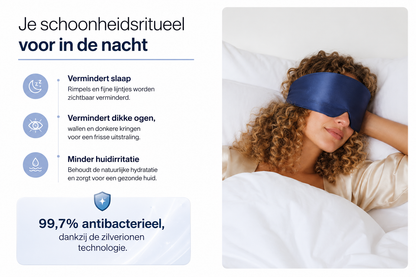 22 Momme moerbeizijden slaapmasker zijdezacht – volledig verduisterend – dames en heren