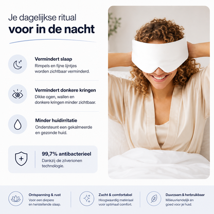 22 Momme moerbeizijden slaapmasker zijdezacht – volledig verduisterend – dames en heren