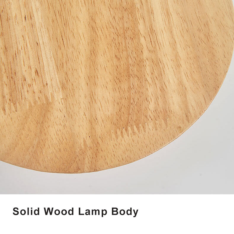 Lumio houten LED wandlamp