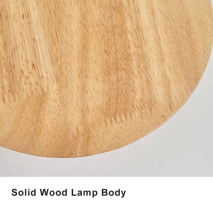 Lumio houten LED wandlamp