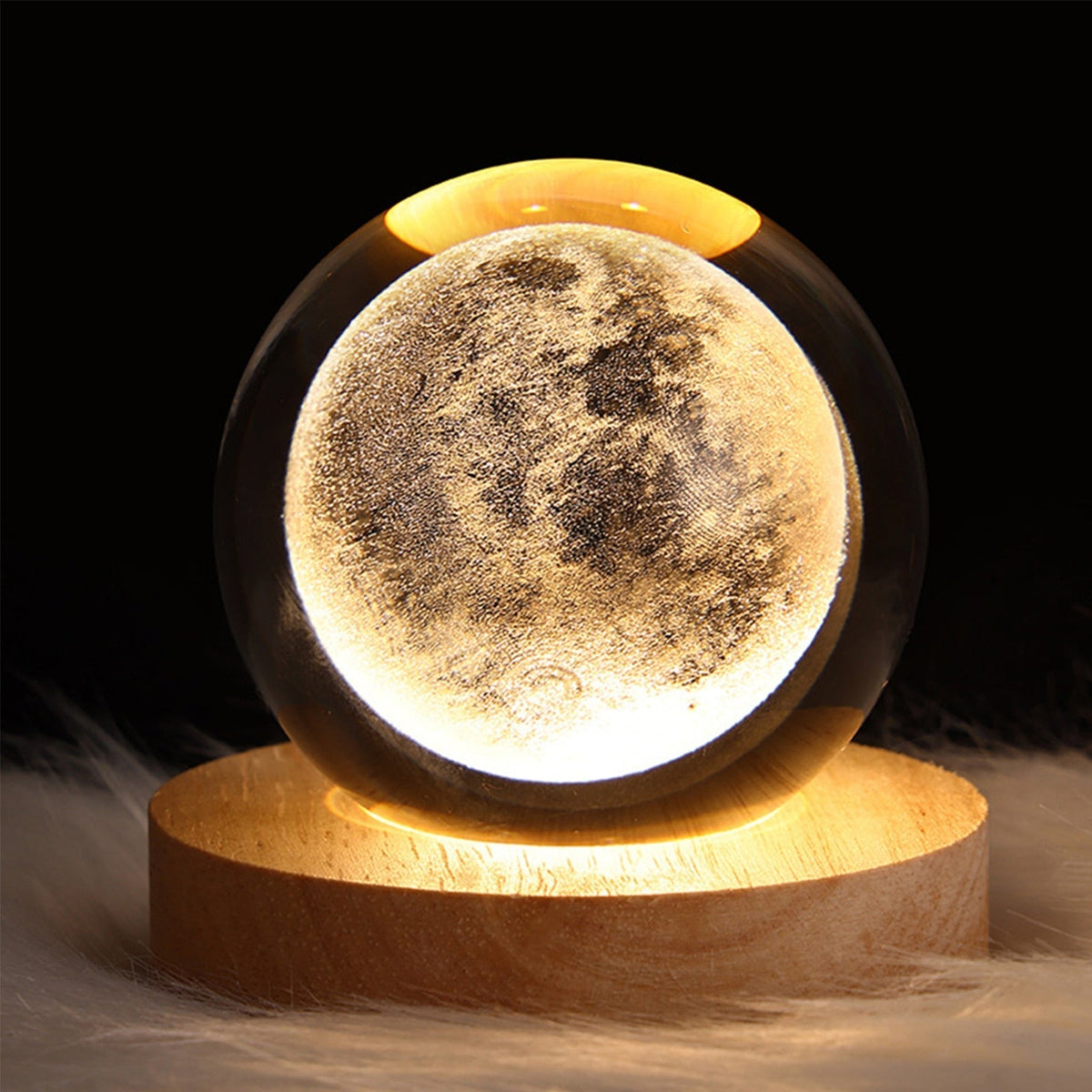 SolarSphere kristallen nachtlamp
