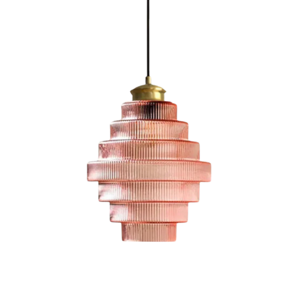Gelaagde Glazen Hanglamp Met LED Verlichting